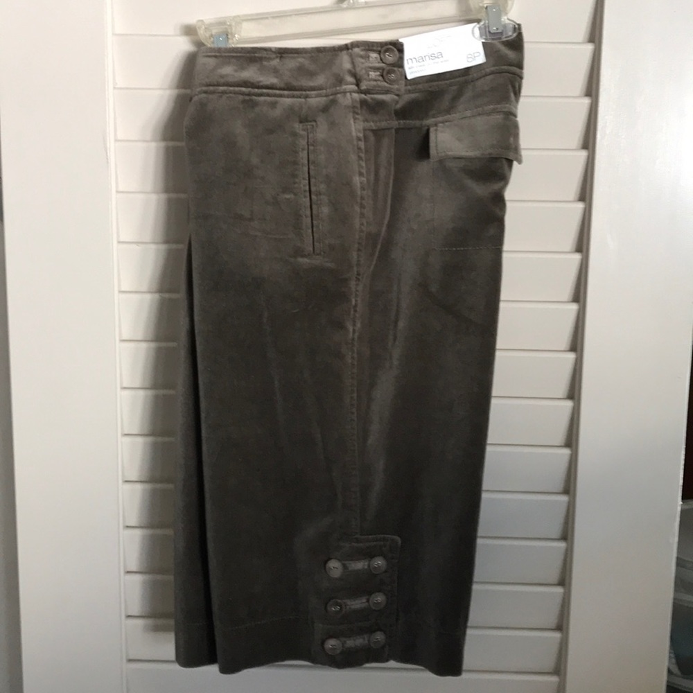 Ann Taylor Loft Marisa Velvet Cropped Pant NWT